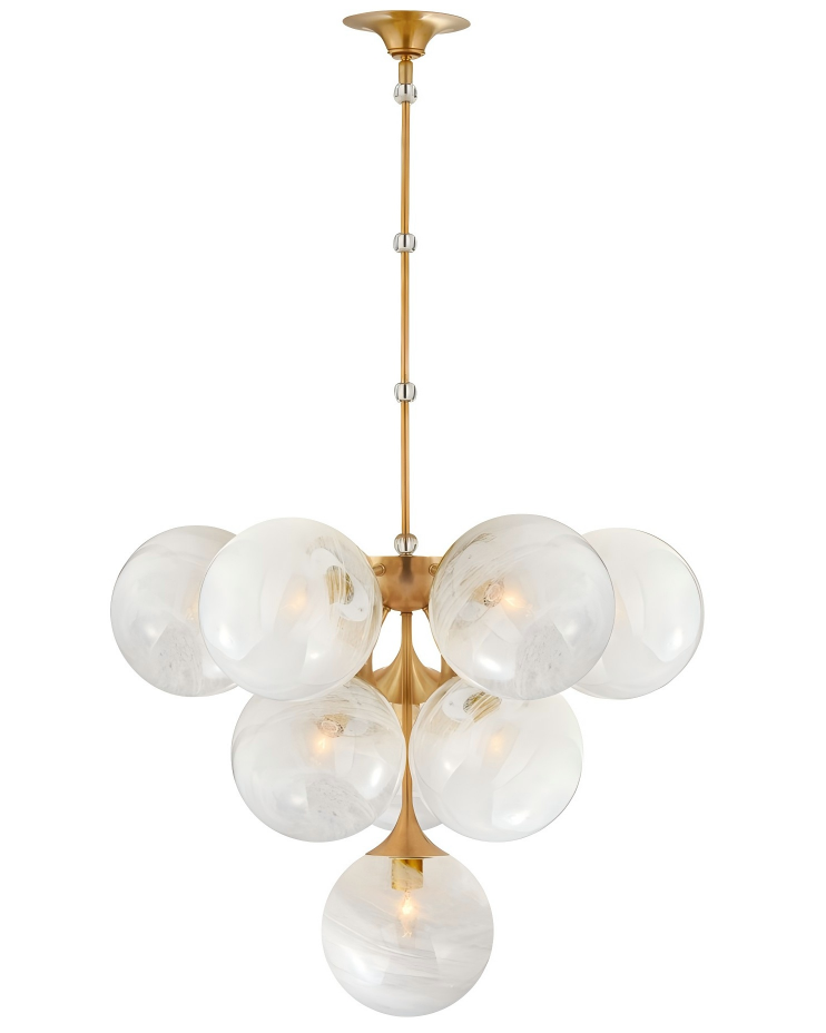 The 10-light Gold Chandelier